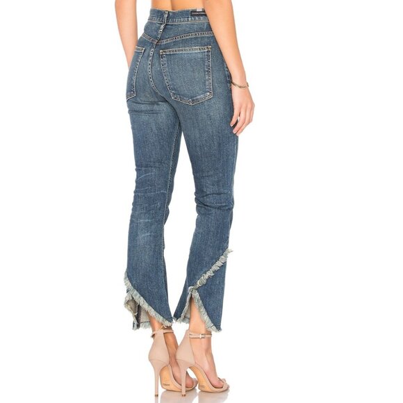 Citizens of Humanity Drew Fray High Rise Cropped Flare Jeans Alterra Size 30 - Picture 1 of 3